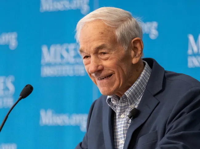 Ron Paul at Mises University 2024